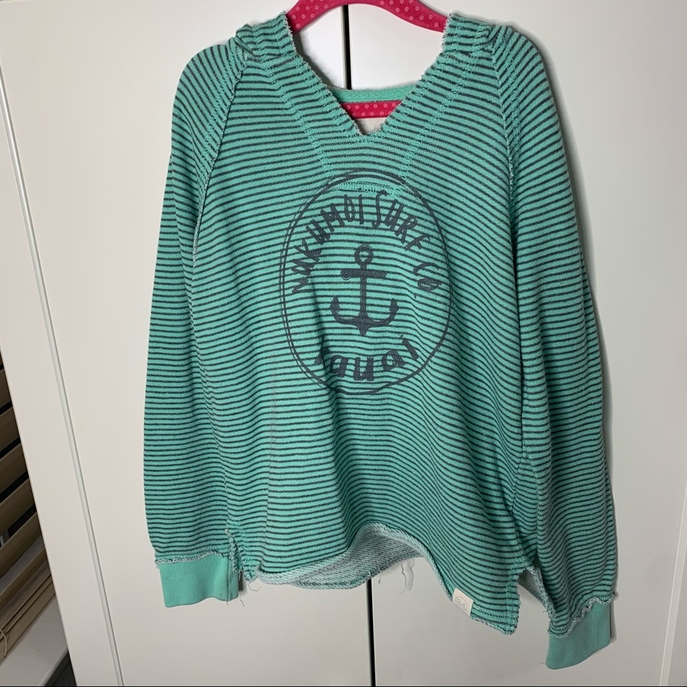 Kids’ Blue 84 Nukumoi Surf Kauai Hoodie Sweatshirt